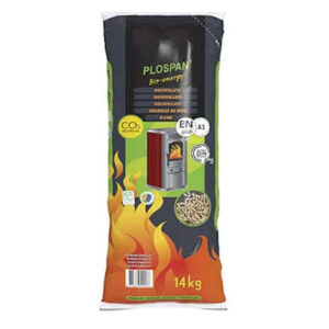 Plospan ENplus A1 pellets<br>14Kg/zak (bruin)